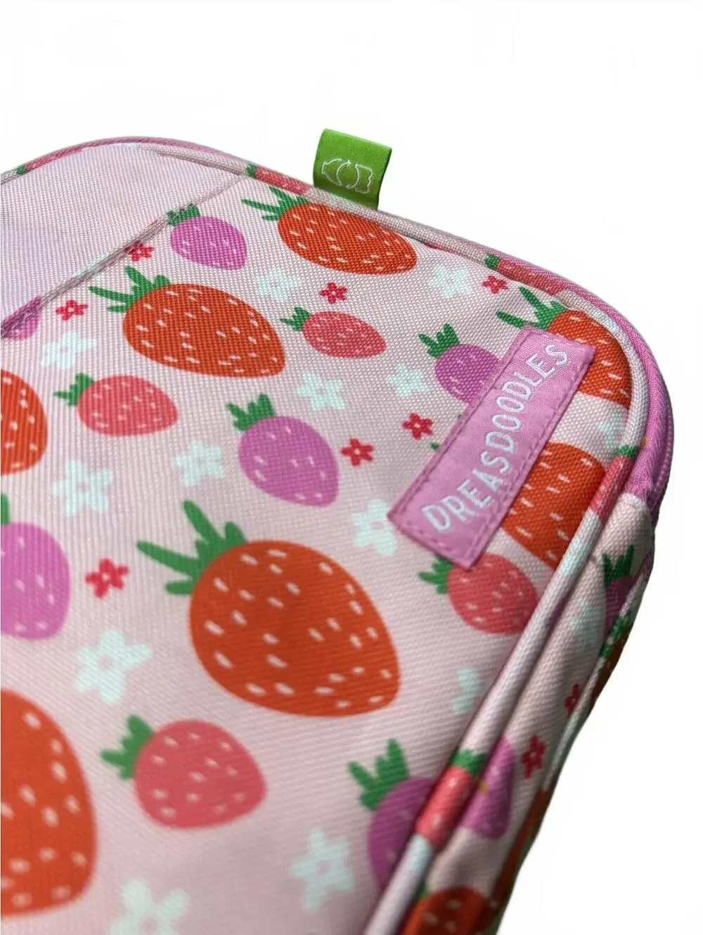 Dreassdoodles Strawberry Patterned Small Storage Pouch with